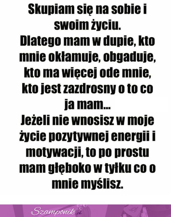 Nie obchodzi mnie to