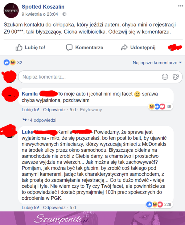 Takiego obrotu spraw się nie spodziewaliśmy. Jedno jest pewne - kobieta powinna się mocno wstydzić