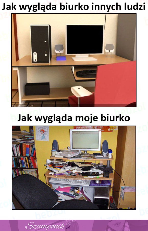 Wygląd biórka - ja vs oni