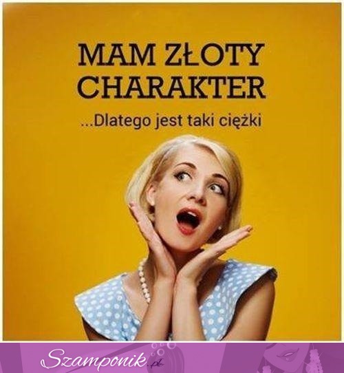 Złoty charakter