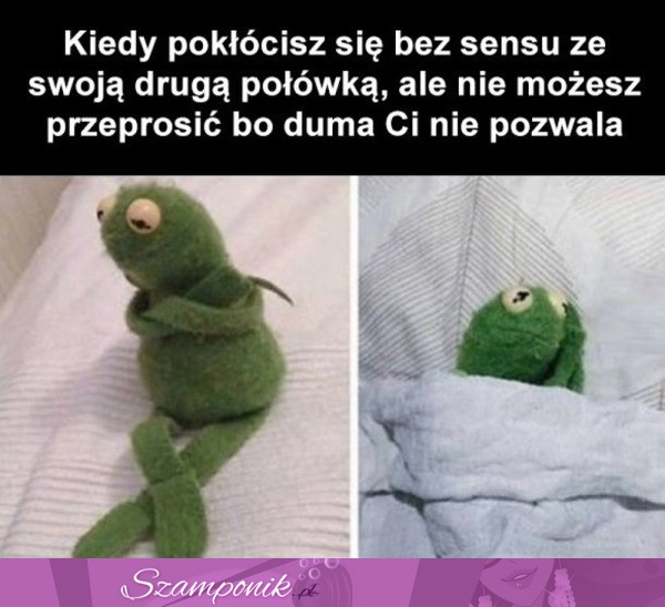 Kiedy pokłócisz się bez sensu ze swoją drugą połówką