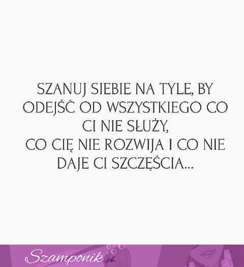 Szanuj siebie