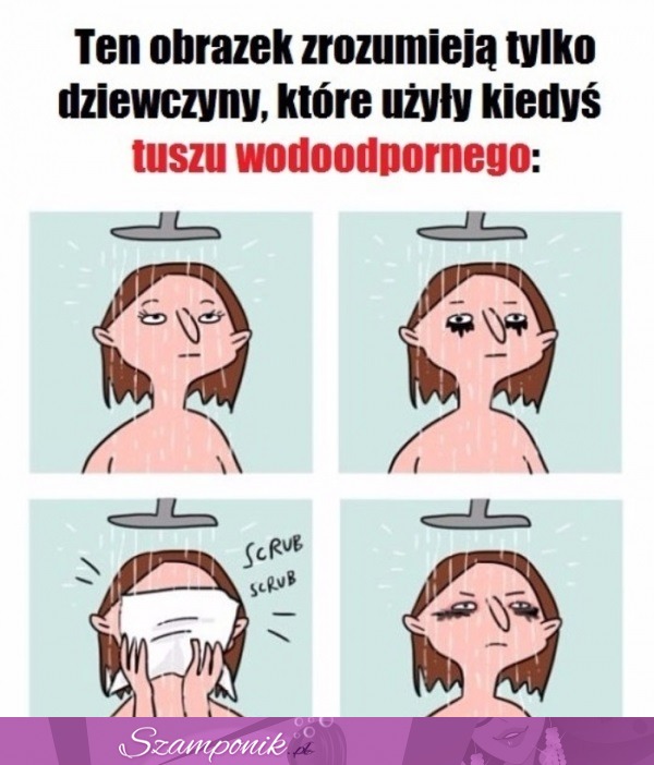 Tusz wodoodporny ;D