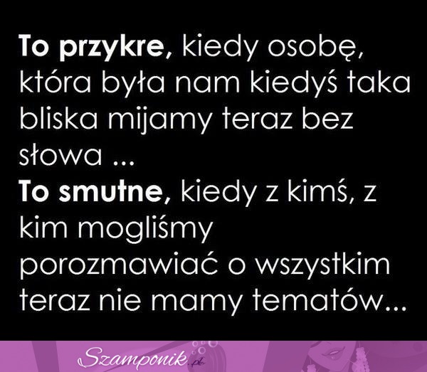 Przykre i smutne...