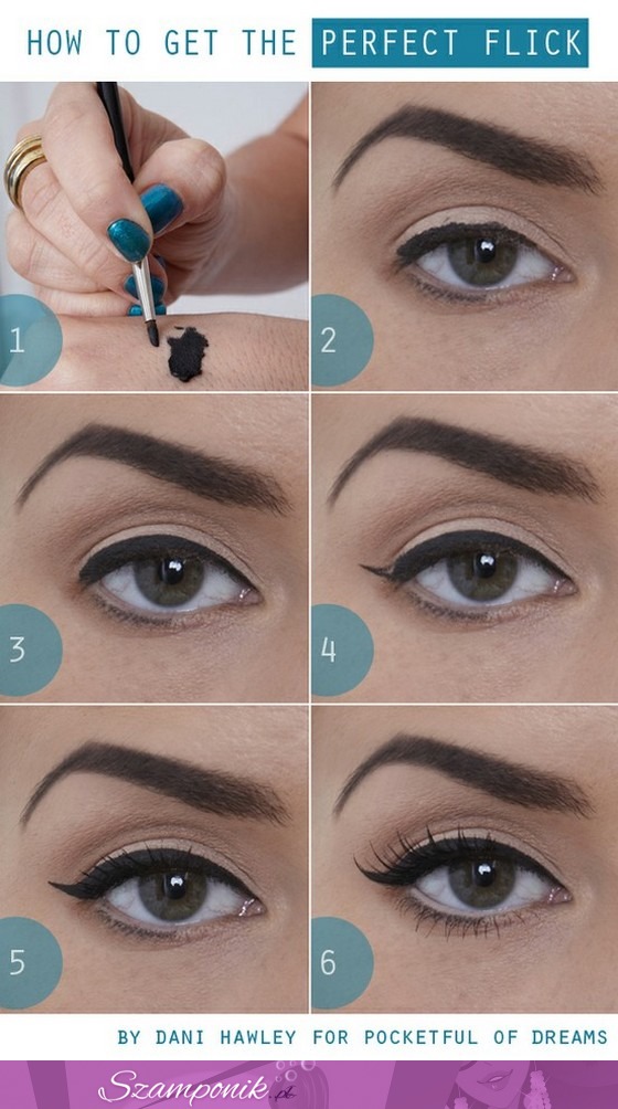 Jak zrobić idealną kreskę eyelinerem? Super sposób!