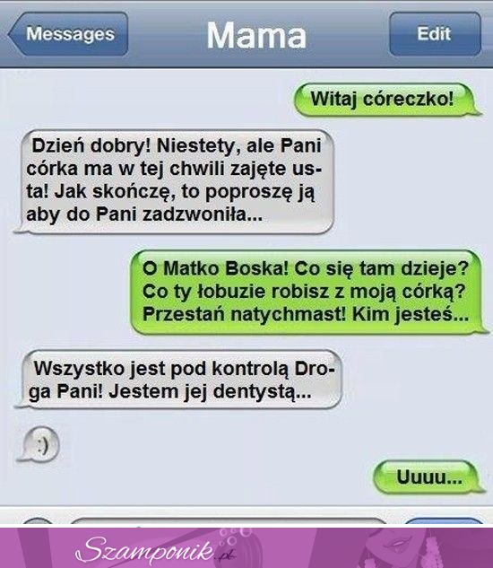 Matka pisze sms do córki ale ona jest.... Zobacz co ją tak bardzo przeraziło...