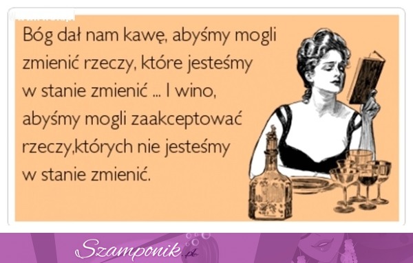 Kawa i wino ;)