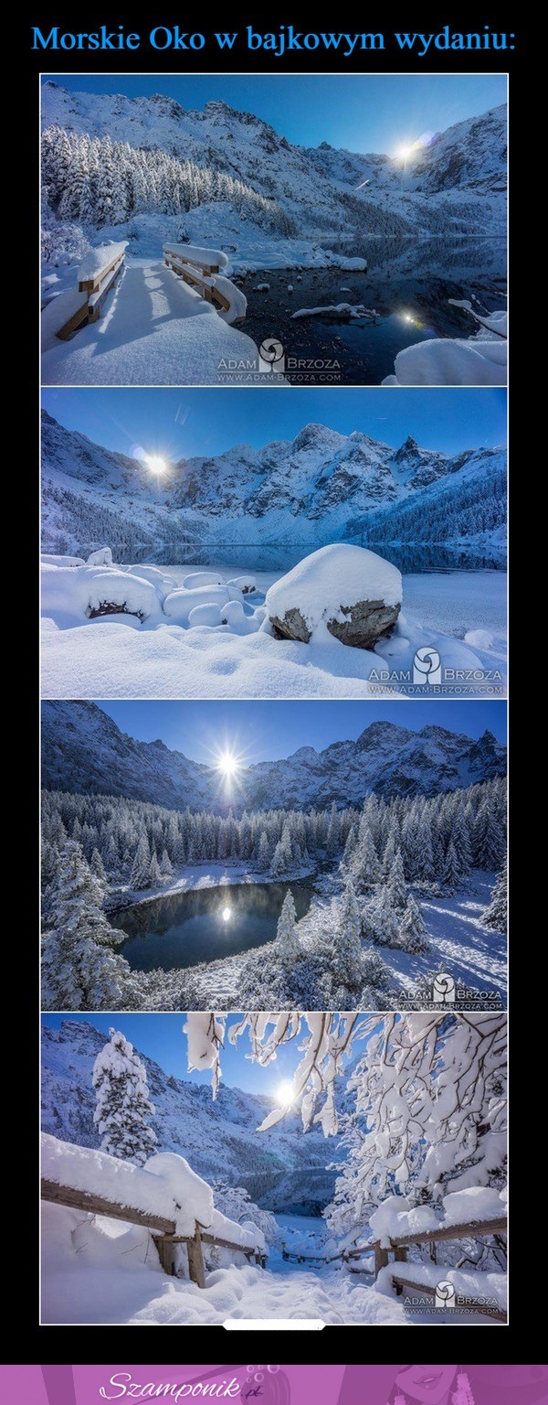 Morskie Oko w bajkowym wydaniu! Przepiękne fotografie!