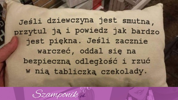 Jeśli dziewczyna jest smutna