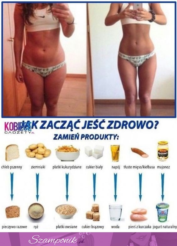 Zacznij jeść zdrowo i zamień puste kalorie na zdrową żywność!