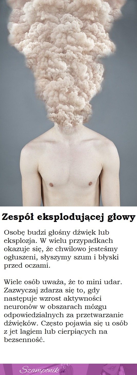 Zespół eksplodującej głowy. Co to takiego?