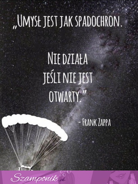 Umysł jak spadochron