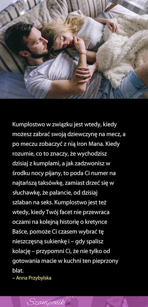 Kumplostwo w związku... Związek idealny! Sprawdź, czy Twój też taki jest...