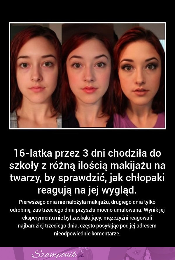 16-latka przez TRZY DNI chodziła do SZKOŁY z różną ILOŚCIĄ MAKIJAŻU! Wynik jest SZOKUJĄCY