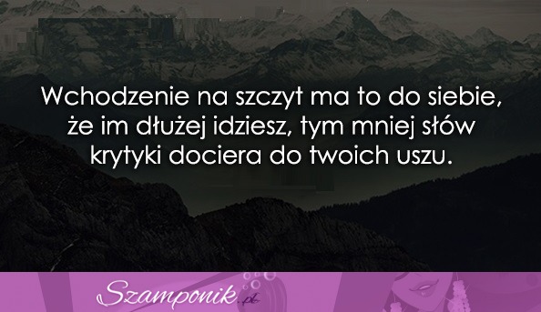 Wchodzenie na szczyt