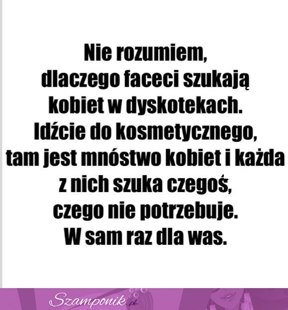 Nie rozumiem