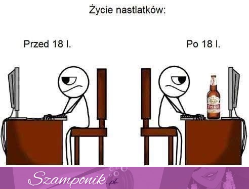 Życie nastolatków przed 18stką i po 18stce, SMUTNA prawda...