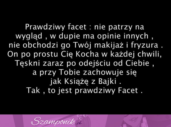 Prawdziwy facet...