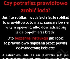 Jak prawidłowo zrobić loda