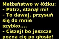 Małżeństwo w łóżku... Zobacz jak wygląda seks po latach ;D