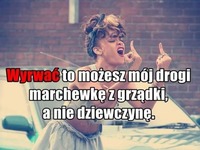 Marchewkę sobie wyrwij ;P