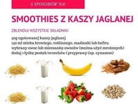 5 sposobów na smoothies z kaszy jaglanej!