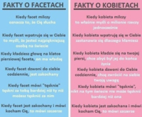 Poznaj fakty o facetach i kobietach, niektóre są szokujące... To prawda!