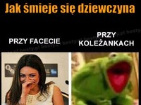 Jak śmieje się dziewczyna