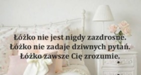 Łóżko nie jest zazdrosne