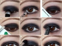 Piękny smokey eye