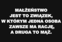 Prawda o małżeństwie ;)