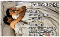 Spanie na ŁYŻECZKĘ- co to na prawdę oznacza, super!