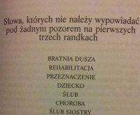 ZOBACZ zakazane słowa na pierwszych randkach, haha to prawda! :D