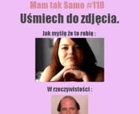 Uśmiech do zdjęcia...