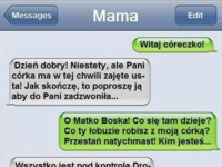 Matka pisze sms do córki ale ona jest.... Zobacz co ją tak bardzo przeraziło...