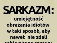 Definicja sarkazmu