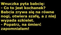 Wnuczka pyta babcię...