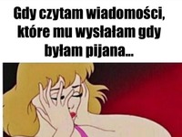 Piłaś nie pisz ;D