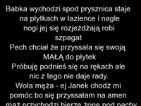 Babka przyssała się do...