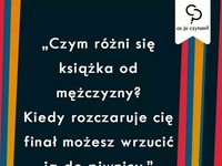 Różnica między książką a facetem