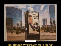 Na ulicach Warszawy mają stanąć publiczne alkomaty! Dobry pomysł?
