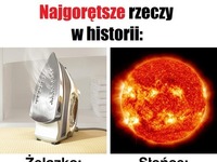 Najgorętsze rzeczy w historii... Chyba każdy miał styczność z tym... XD