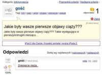 Dziewczyna pyta się o pierwsze OBJAWY CIĄŻY... zobaczcie co jej odpisali, HAHA :D