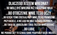 Dlaczego jestem wredna?