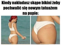 Kiedy nakładasz skąpe bikini