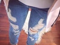 Wytarte jeansy- masz takie w szafie ;)