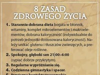 8 ZASAD zdrowego ŻYCIA... Zobacz KONIECZNIE!