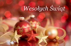 WESOŁYCH ŚWIĄT!