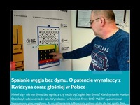 Już nie będzie problemu ze SMOGIEM? Spalanie węgla bez dymu - o patencie wynalazcy z Kwidzyna.