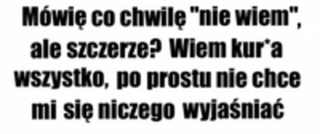 Mówię co chwilę... ;P